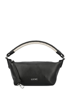 LOEWE mini Cala woven-handle leather shoulder bag - Black