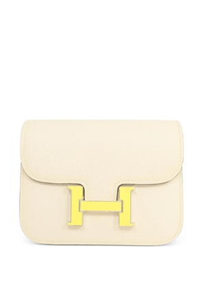 Hermès Pre-Owned 2022 Constance Epsom leather wallet - Neutrals