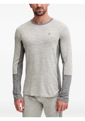 Peak Performance panelled long-sleeve base layer - Grey