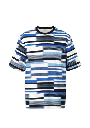LOEWE loose-fit striped T-shirt - White
