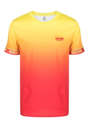 Moschino gradient-effect T-shirt - Yellow
