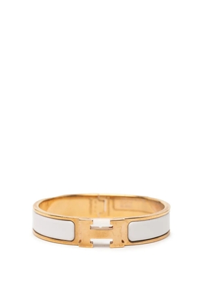 Hermès Pre-Owned 2000-2026 Narrow Enamel Clic H Bracelet PM costume bracelet - Gold