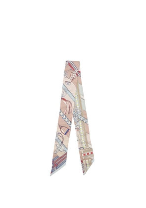Hermès Pre-Owned 1990-2010 Brides et Gris Gris Silk Twilly Scarf scarves - Pink