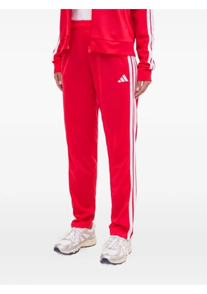 adidas Dayready striped-detail logo-print tracksuit - Red