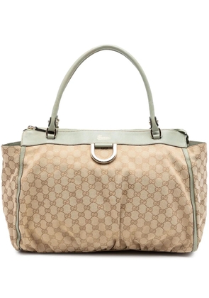 Gucci Pre-Owned 2016-2026 GG Canvas Abbey D Ring tote bag - Neutrals