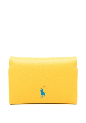 Polo Ralph Lauren Polo Pony-debossed wallet - Yellow