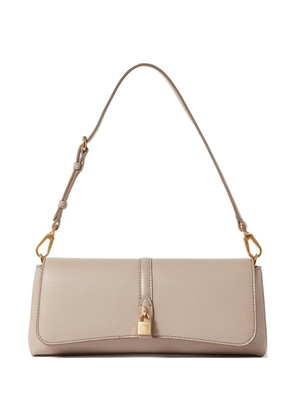 Stella McCartney Ryder padlock-detail clutch bag - Neutrals