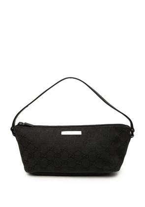 Gucci Pre-Owned 2000-2015 GG Canvas Boat shoulder bag - Black