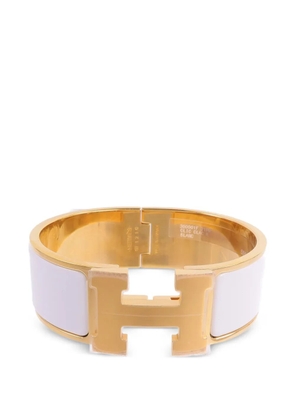Hermès Pre-Owned Clic Clac H enamel bracelet - Gold