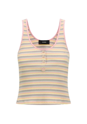 AMIRI striped tank top - Pink