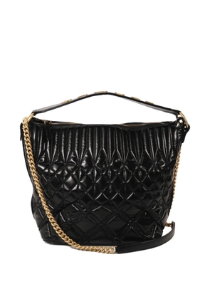 CHANEL Pre-Owned diamond-quilting shoulder bag - Black