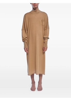 ROT Bipolar button-side dress - Neutrals