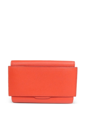Hermès Pre-Owned H Passant compact wallet - Orange