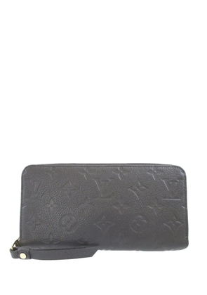 Louis Vuitton Pre-Owned 2021-2026 Monogram Empreinte Zippy Wallet long wallets - Black