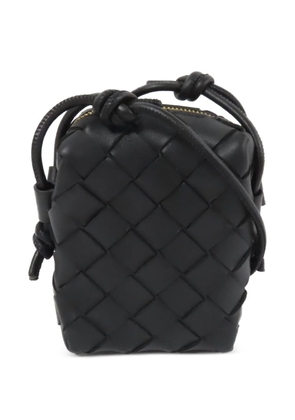 Bottega Veneta Pre-Owned micro leather shoulder bag - Black