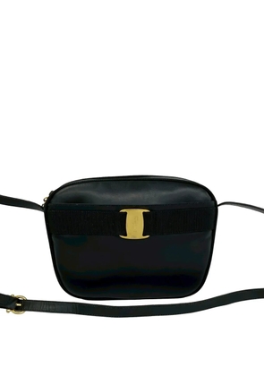 Ferragamo Pre-Owned 2010-2026 Leather Vara Bow crossbody bag - Black