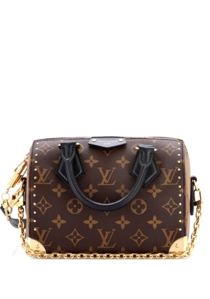 Louis Vuitton Pre-Owned Speedy Trunk Bag Reverse Monogram Canvas 20 satchel - Brown