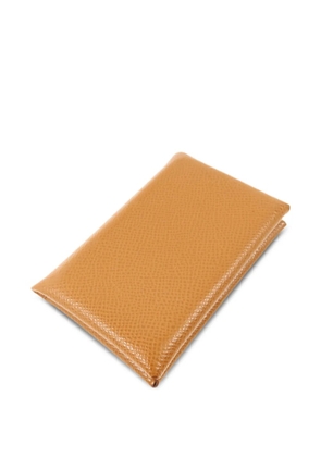 Hermès Pre-Owned Calvi Epsom wallet - Neutrals