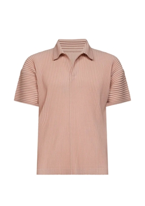 Homme Plissé Issey Miyake pleated polo shirt - Pink