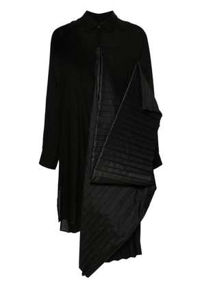 Yohji Yamamoto Lawn U-Long shirt - Black
