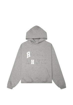 RHUDE Athletic logo-embroidered hoodie - Grey