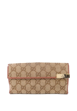 Gucci Pre-Owned GG canvas bifold wallet - Neutrals