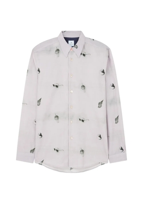 Paul Smith graphic-print long-sleeve shirt - Purple