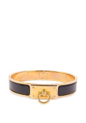 Hermès Pre-Owned Clic Anneau enamel bracelet - Gold