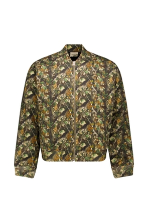 VOUSETI tree-camo print bomber jacket - Green