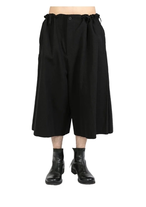 Yohji Yamamoto cropped trousers - Black