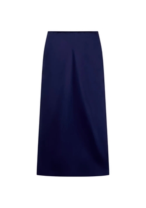 Another Tomorrow bias-cut midi skirt - Blue