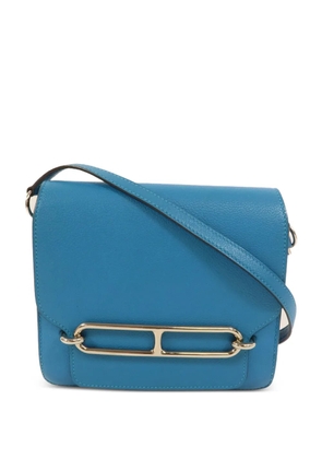 Hermès Pre-Owned mini Roulis leather shoulder bag - Blue