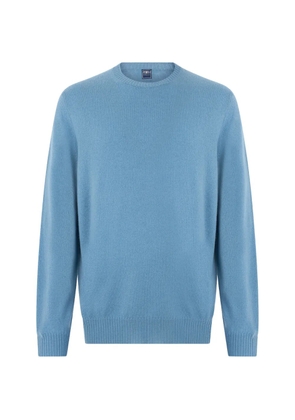 Fedeli cashmere round-neck sweater - Blue