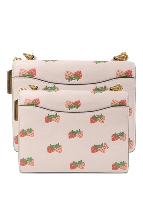 Coach Vintage strawberry-print shoulder bag - Neutrals