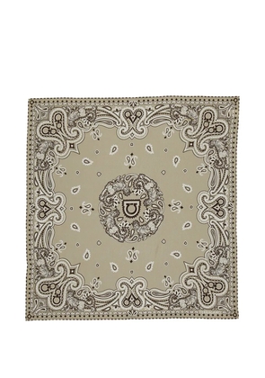 Ferragamo Gancini paisley-print scarf - Neutrals