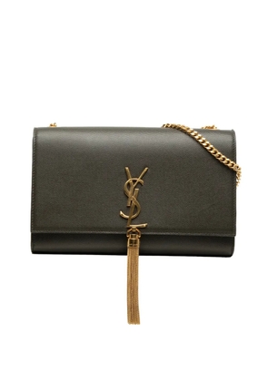 Saint Laurent Pre-Owned 2019 Medium Grain de Poudre Monogram Kate Tassel crossbody bag - Brown