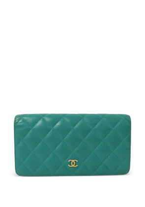 CHANEL Pre-Owned CC Classic Flap wallet - Blue