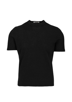 Al Duca D’Aosta 1902 ribbed-trim terry-effect T-shirt - Black