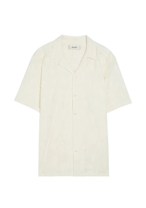 Foret Peer jacquard short-sleeve shirt - White