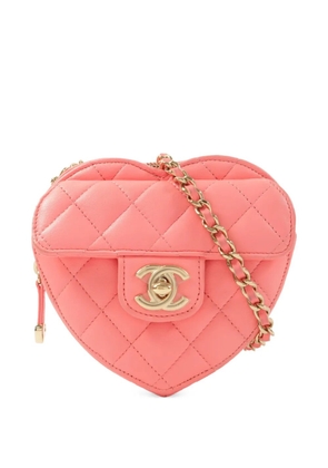 CHANEL Pre-Owned quilted CC in Love shoulder bag - Pink