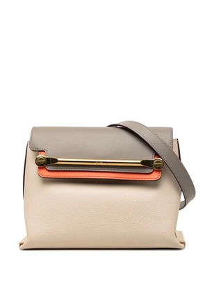 Chloé Pre-Owned 2000-2026 Small Tricolor Leather Clare crossbody bag - Neutrals
