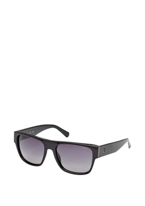 GUESS EYEWEAR rectangle-frame sunglasses - Black