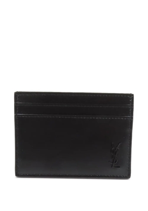 Saint Laurent Pre-Owned Tiny Cassandra card case - Black