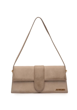 Jacquemus Pre-Owned 2010-2026 Suede Le Bambino Long shoulder bag - Neutrals