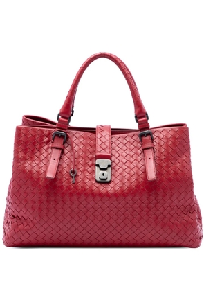 Bottega Veneta Pre-Owned 2012-2026 Medium Nappa Intrecciato Roma tote bag - Red