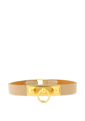 Hermès Pre-Owned Rivale Mini calfskin bracelet - Gold