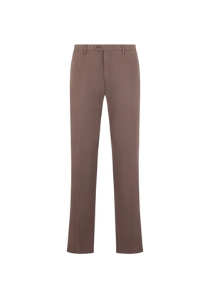 Fedeli straight-leg trousers - Brown