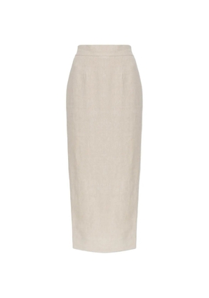 Posse Emma elasticated long skirt - Neutrals