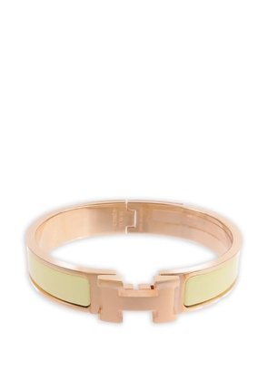 Hermès Pre-Owned Clic H enamel bracelet - Gold