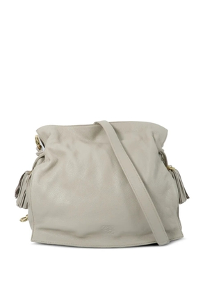 Loewe Pre-Owned Flamenco tassel-detail shoulder bag - Neutrals